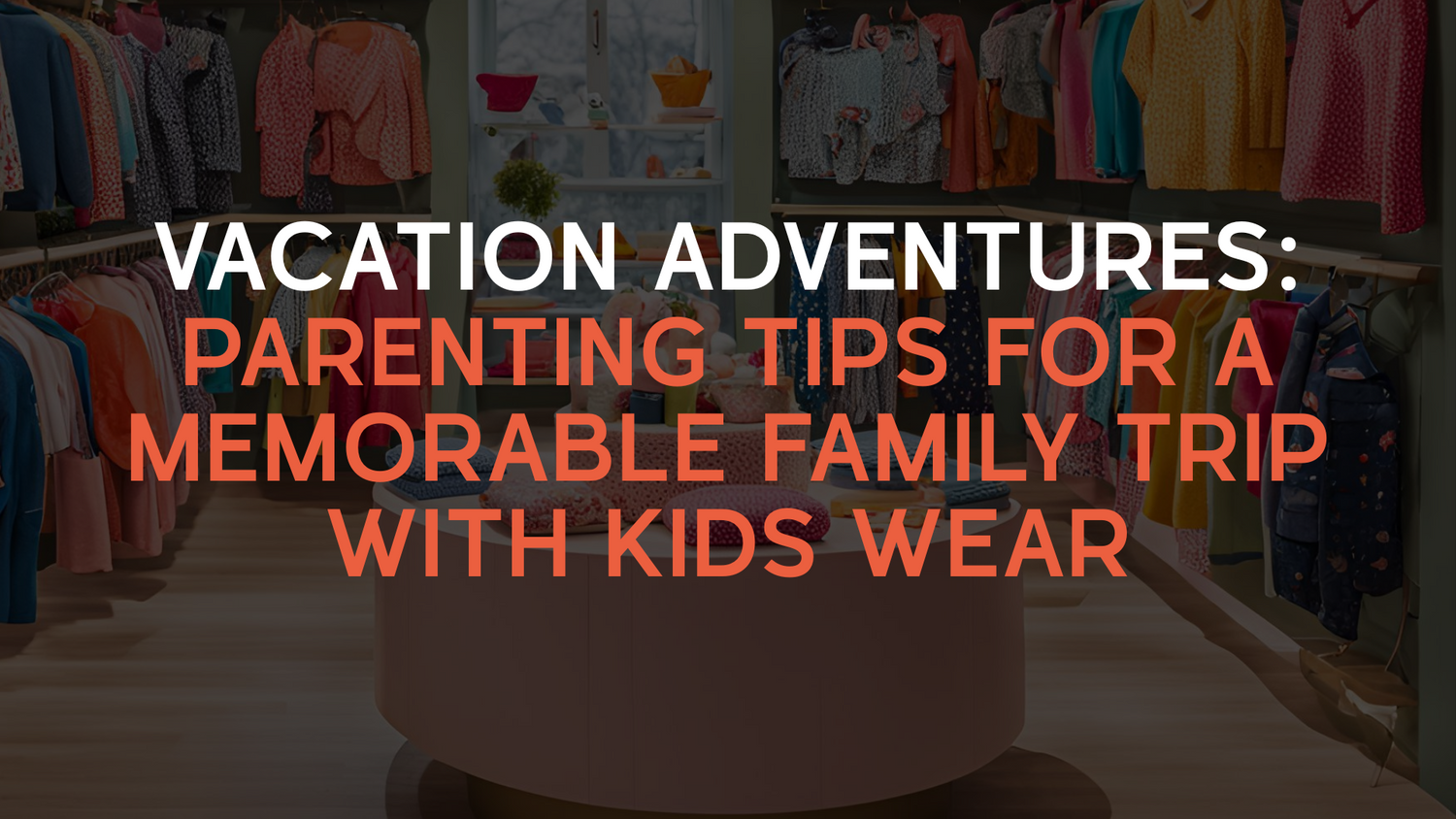 Vacation Adventures: Parenting Tips for a Memorable Family Trip with Kids Wear